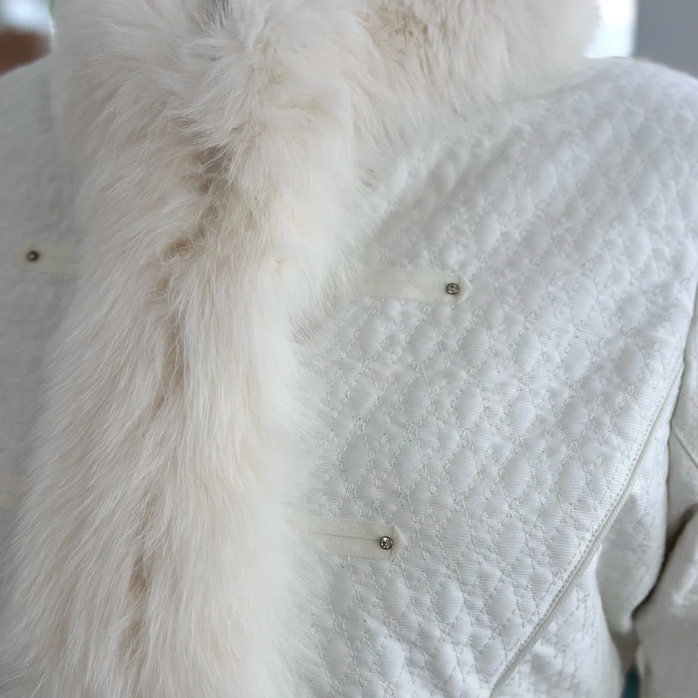 NWT Metropolis Rhapsody Ski Snow Suit Jacket Pants Winter White Size 10 - Picture 3 of 16